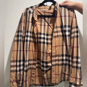 AUTHENTIC BURBERRY FLANNEL SHIRT